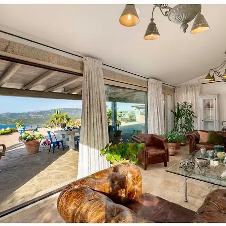 Villa Ventu Di Mari, Vista Mozzafiato Su Caprera E Sulle Isole, Piscina Riscaldata In Costa Smeralda Cannigione