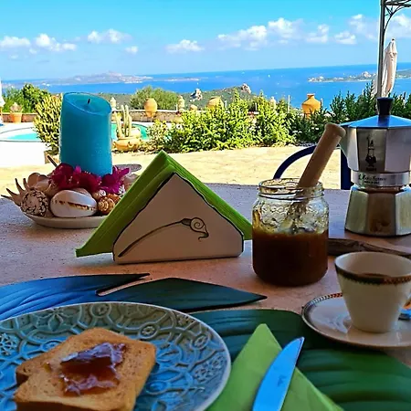 Villa Ventu Di Mari, Vista Mozzafiato Su Caprera E Sulle Isole, Piscina Riscaldata In Costa Smeralda Cannigione