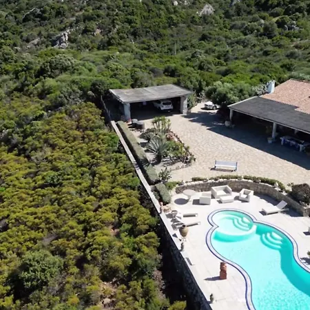 Piscina Riscaldata & Jacuzzi-villa Ventu Di Mari-panorama Da Sogno Su Isola Di Caprera - Area Fitness - Bbq 빌라 카니지오네