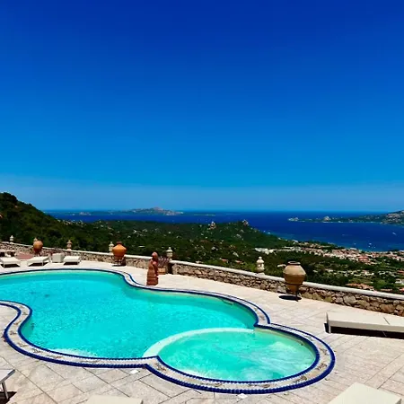 Ventu Di Mari, Vista Mozzafiato Su Caprera E Sulle Isole, Piscina Riscaldata In Costa Smeralda Villa Cannigione